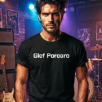 T-shirt Jeff Porcaro by FeikStor© con grafica unica e ironica dedicata a Gief Porcaro