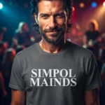 T-shirt Simple Minds originale in cotone di qualità superiore con grafica esclusiva FeikStor©