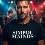 T-shirt Simple Minds originale in cotone di qualità superiore con grafica esclusiva FeikStor©