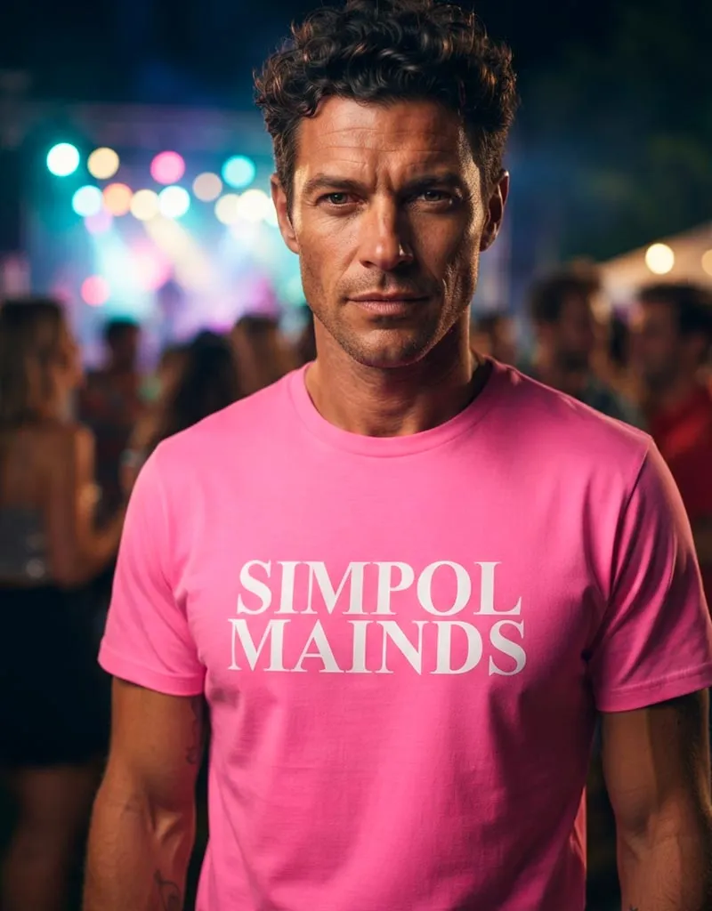 T-shirt Simple Minds originale in cotone di qualità superiore con grafica esclusiva FeikStor© T-shirt Simple Minds originale in cotone di qualità superiore con grafica esclusiva FeikStor©