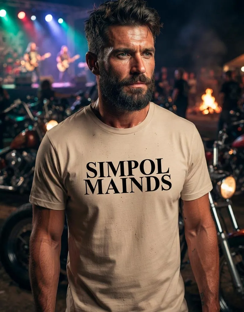 T-shirt Simple Minds originale in cotone di qualità superiore con grafica esclusiva FeikStor© T-shirt Simple Minds originale in cotone di qualità superiore con grafica esclusiva FeikStor©